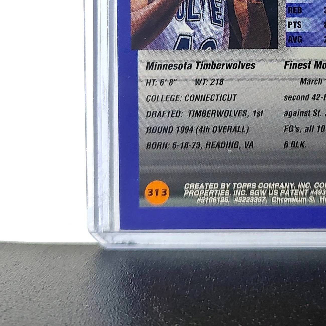 Donyell Marshall Rookie 1994-95 Topps Finest #313 Card