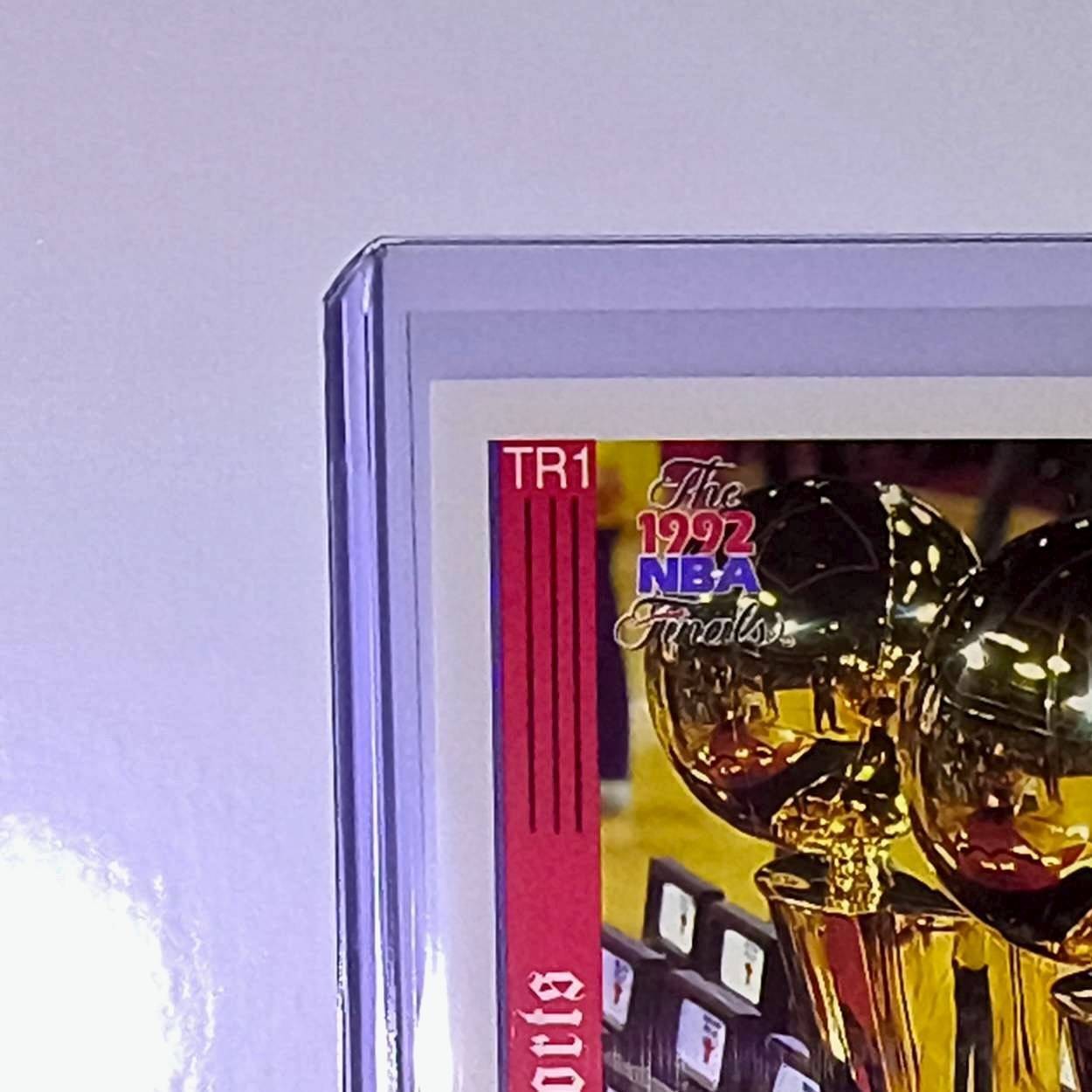 Michael Jordan 1992-93 NBA Hoops Tribune #TR1 Basketball Card Chicago Bulls