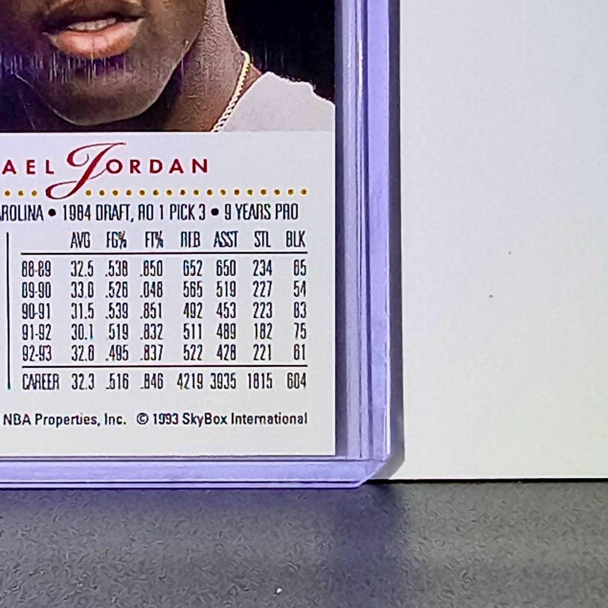 Michael Jordan 1993-94 Skybox #45 Basketball Card Chicago Bulls