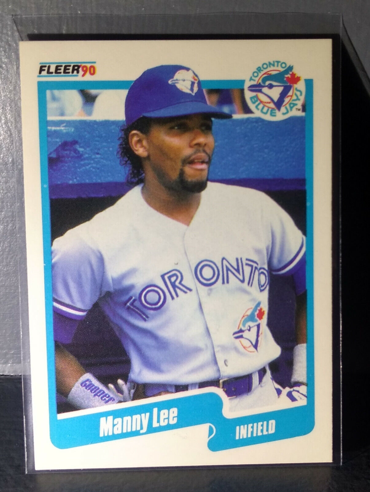 1990 Manuel Lee Fleer Baseball Card #86