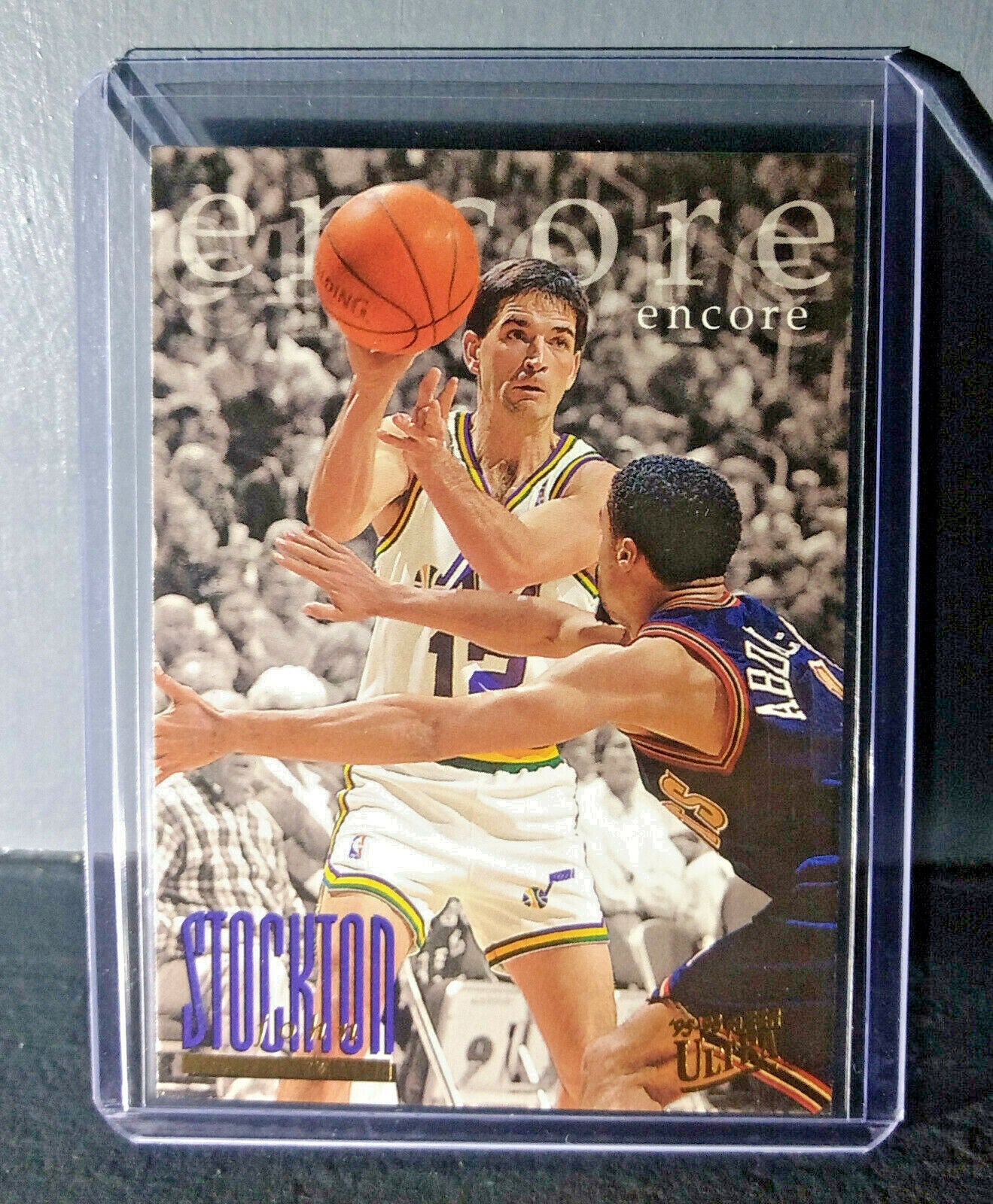 1995-96 John Stockton #343 Ultra Encore Basketball Card 