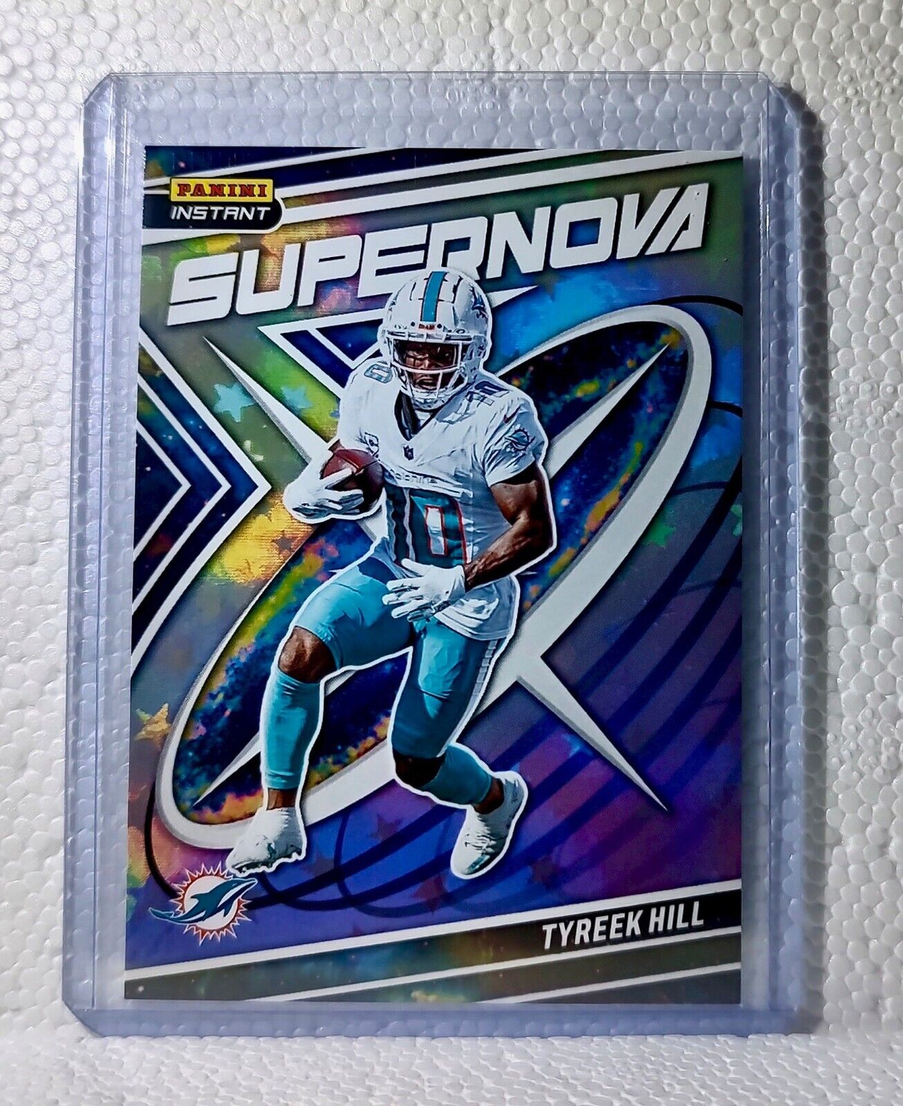 Tyreek Hill 2023 Panini NFL #15 Supernova Football Card Miami Dolphins 1/481