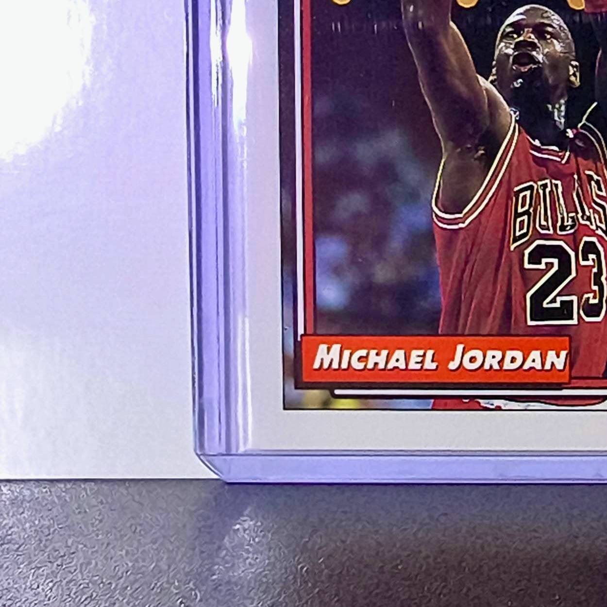 Michael Jordan 1992-93 Topps 50-Point Club #205 Basketball Card Chicago Bulls