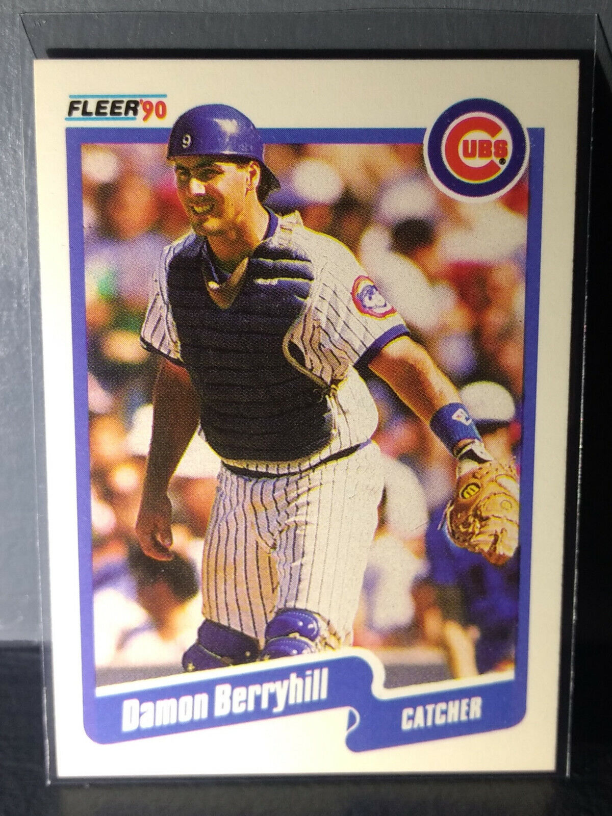 1990 Damon Berryhill Fleer Baseball Card #26