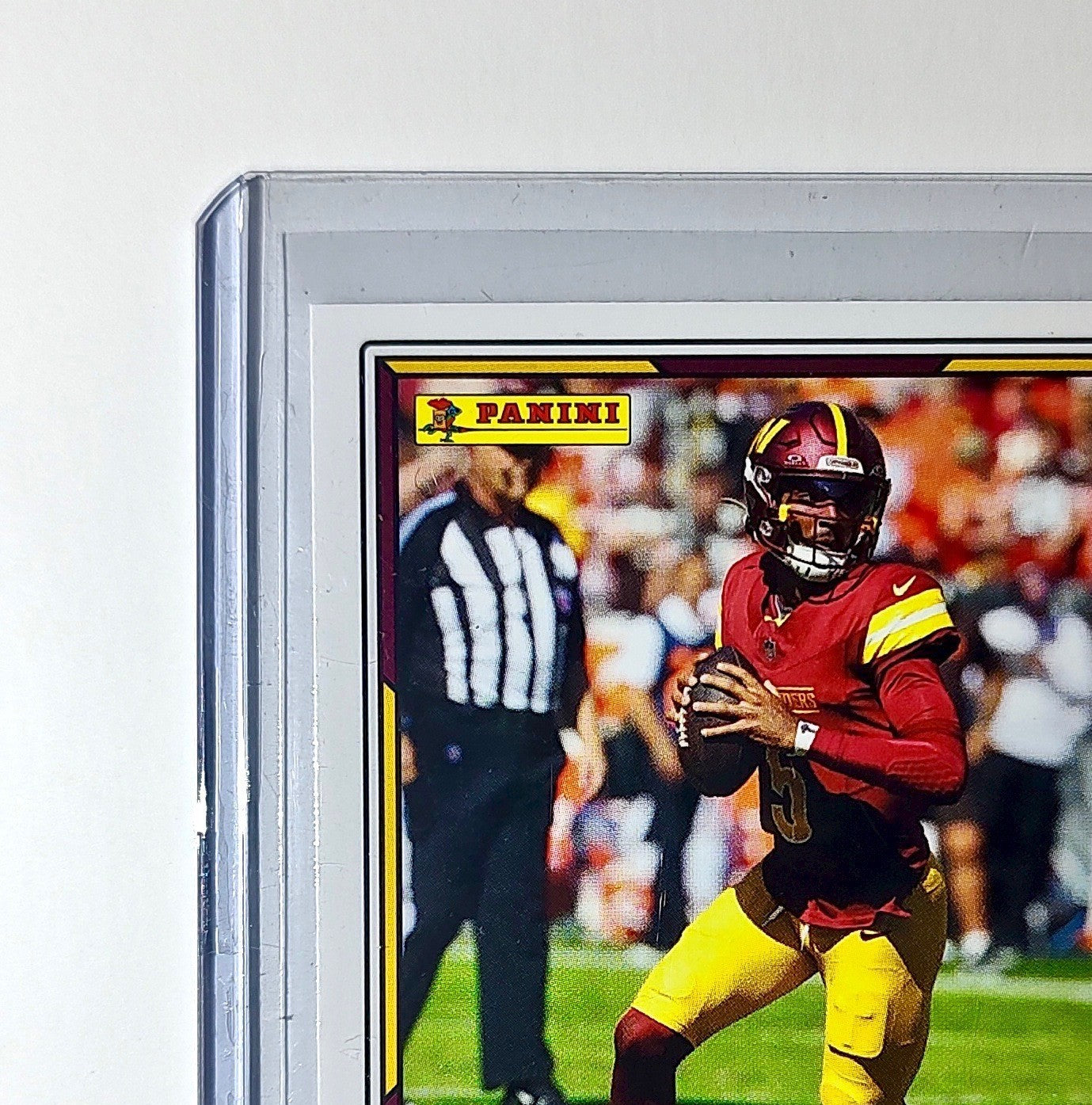 Jayden Daniels 2025 Panini NFL #1 Sticker Card Washington Commanders