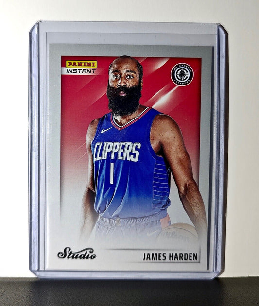 James Harden 2024-25 Panini NBA Studio #19 Card Los Angeles Clippers 1/275