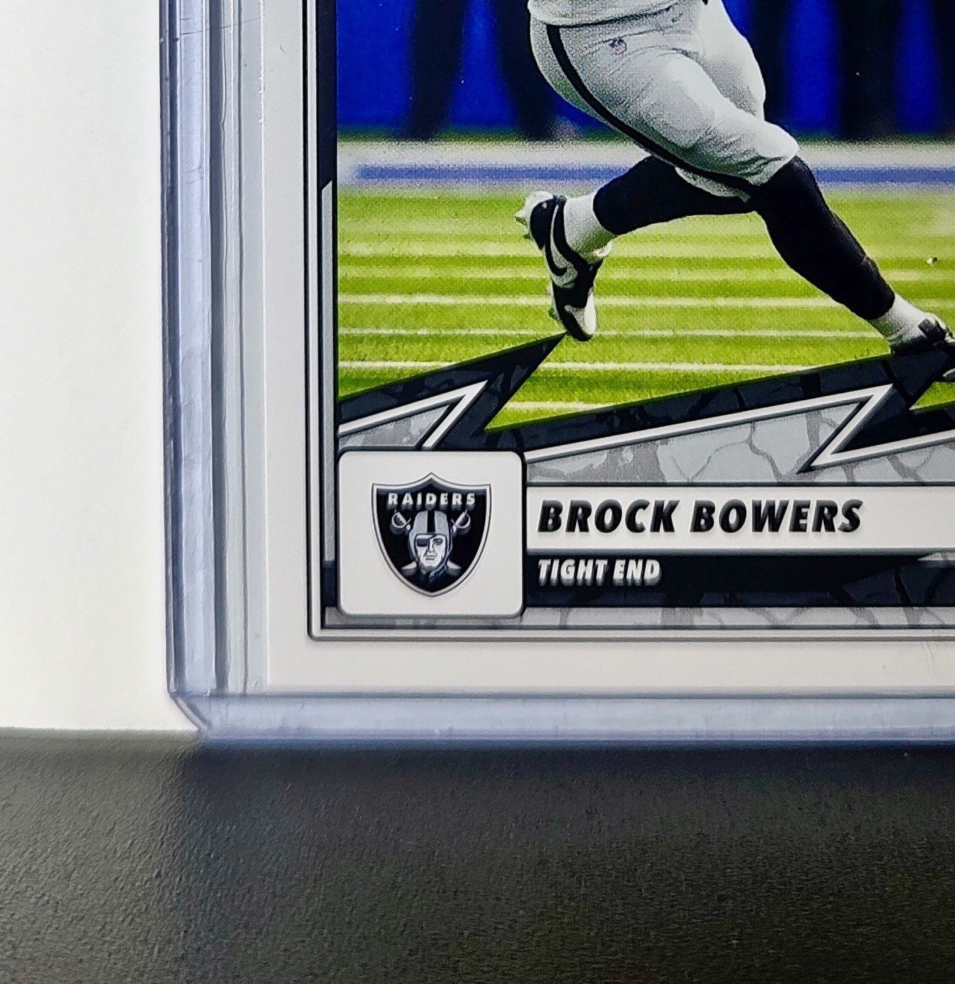 Brock Bowers 2025 Panini NFL #59 Sticker Card Las Vegas Raiders