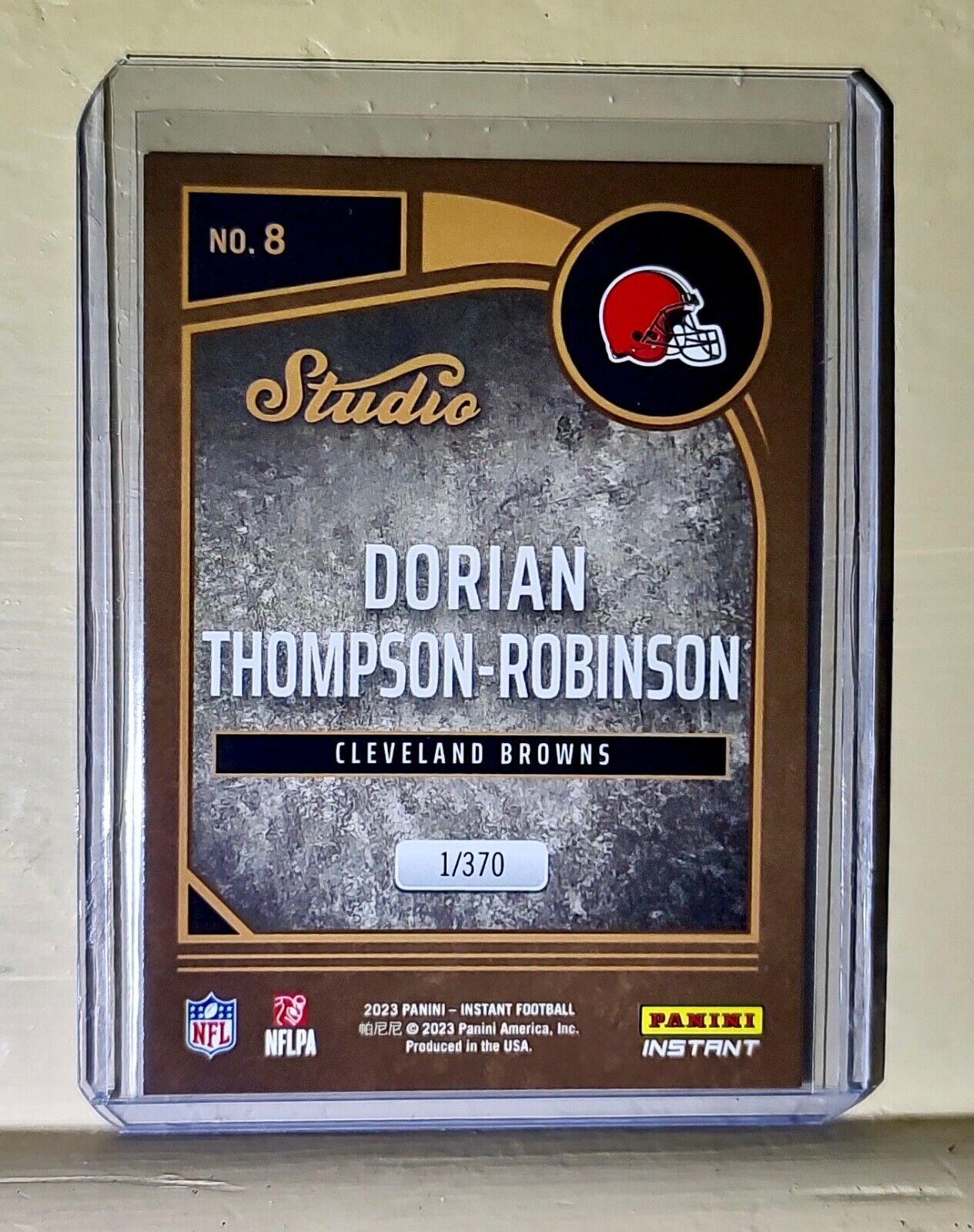 Dorian Thompson-Robinson 2023 Panini NFL Studio Rookies #8 Rookie Card 1/370