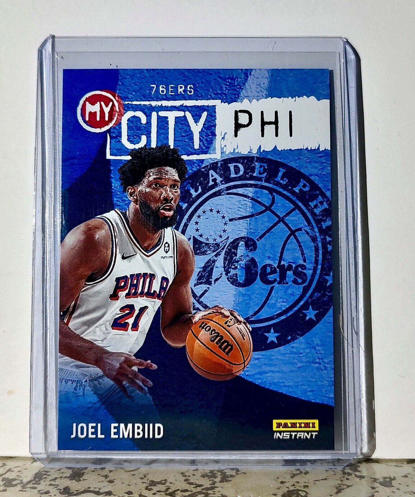 Joel Embiid 2023-24 Panini NBA #1 MyCity Basketball Card 76ers 1/543