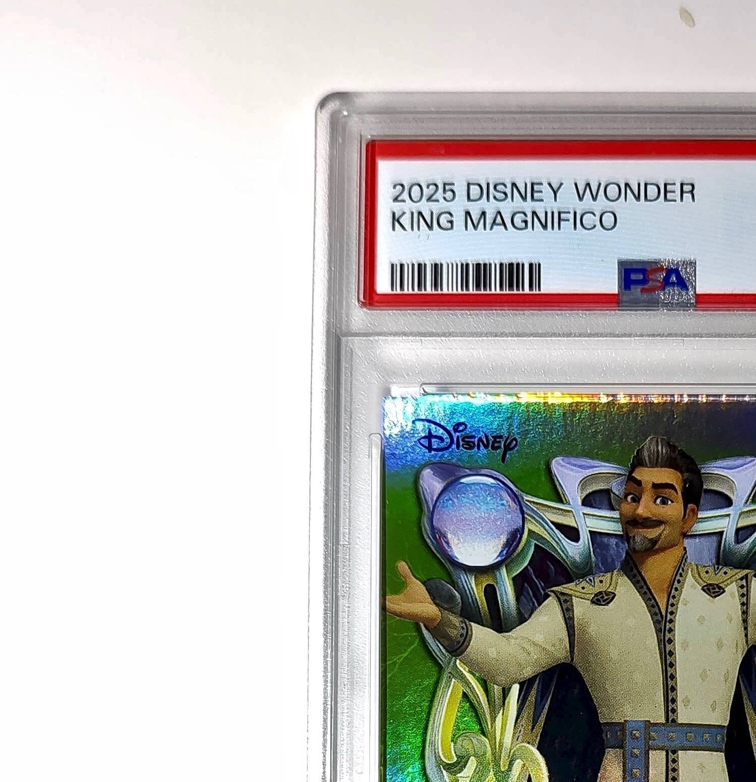King Magnifico 2025 Topps Disney Wonder #183 Card Wish PSA 8