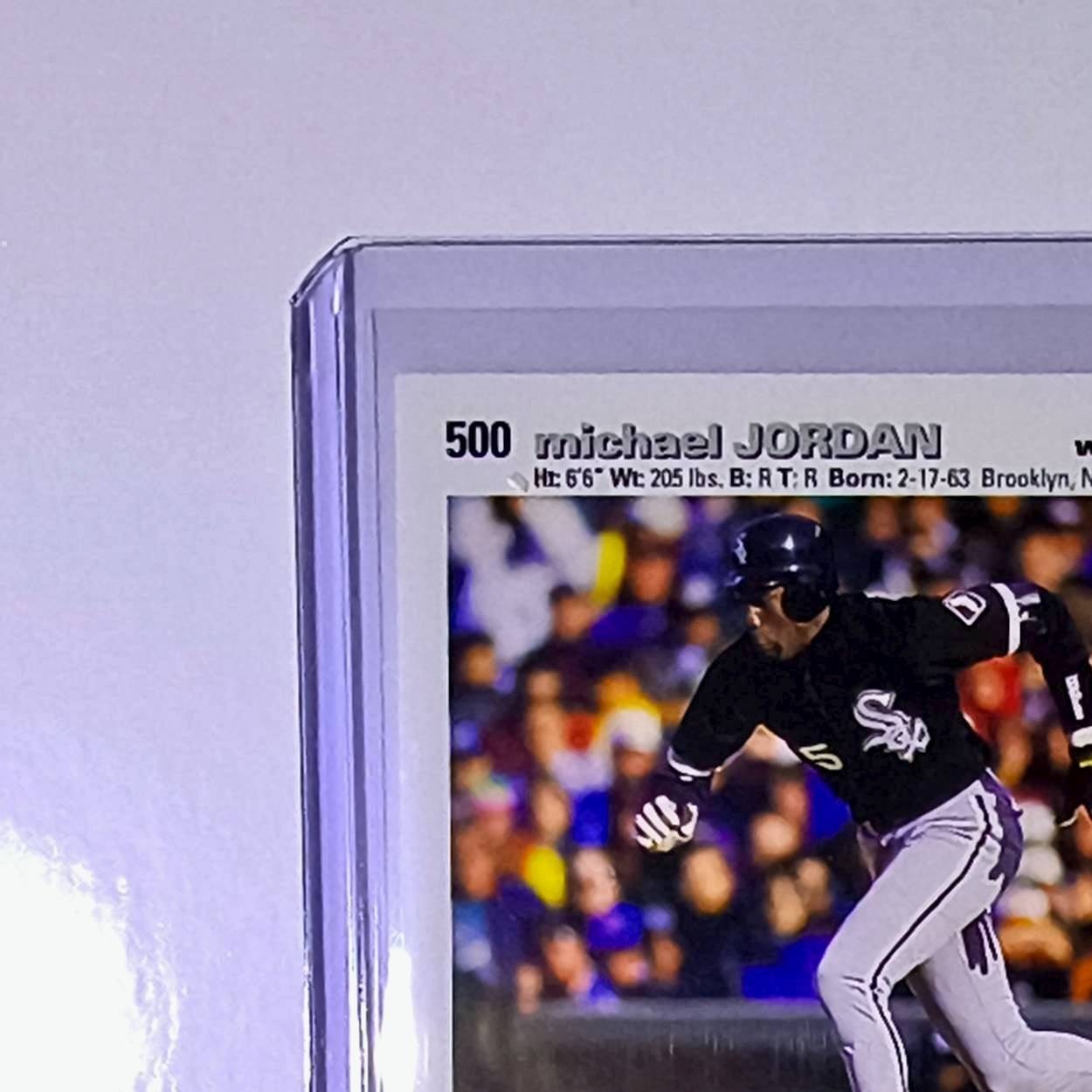 Michael Jordan 1995 Upper Deck Collector's Choice #500 Card Chicago Bulls