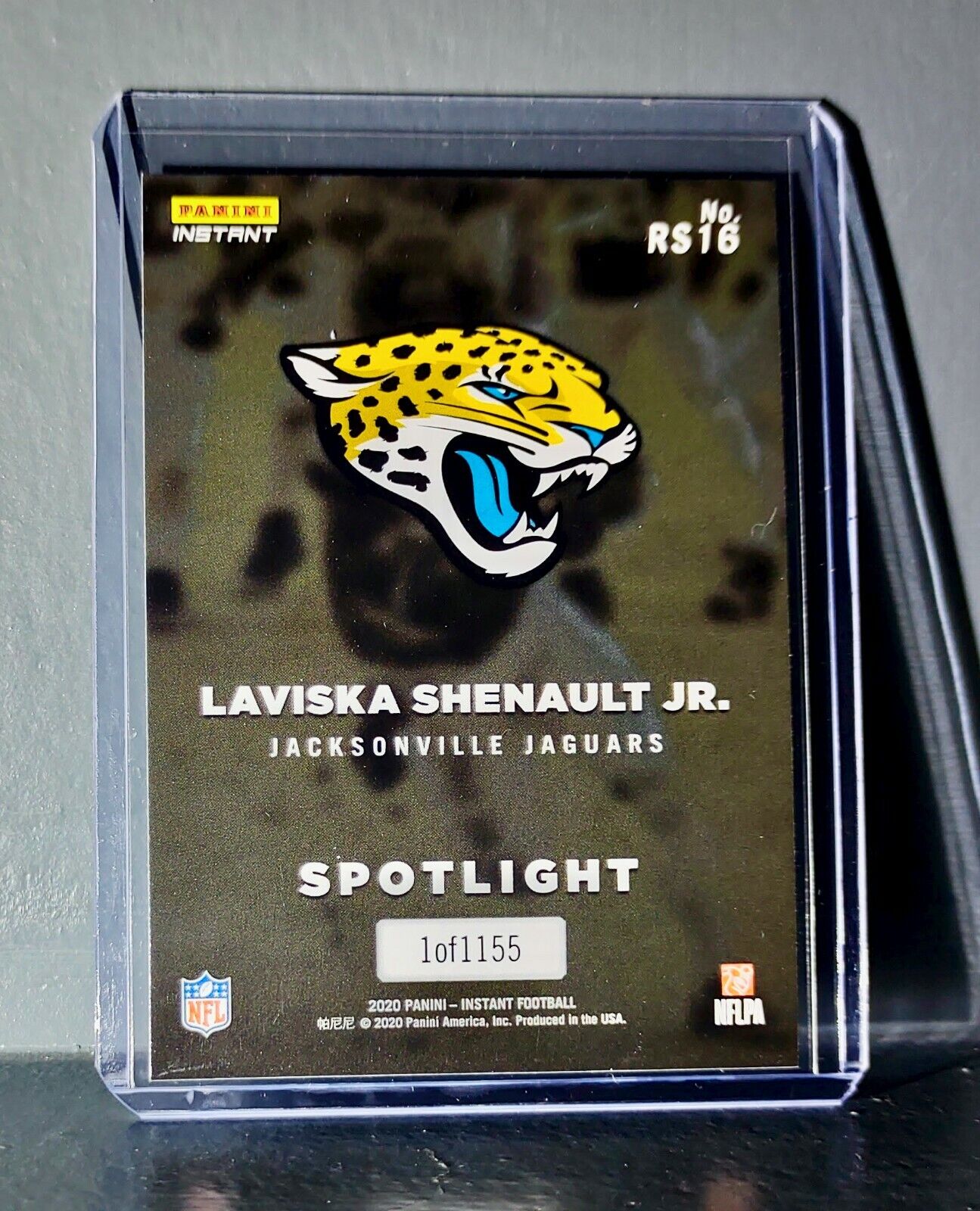 Laviska Shenault Jr 2020 Panini NFL Rookie Spotlight #16 Football Card 1 of 1155