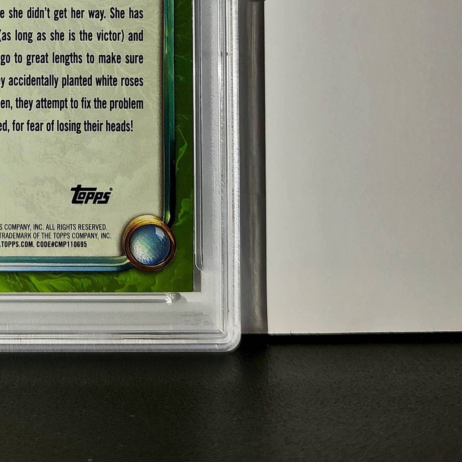 Queen of Hearts 2025 Topps Disney Wonder #174 Card Alice in Wonderland PSA 10