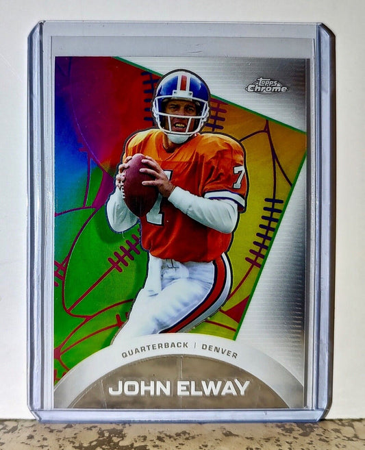 John Elway 2023 Topps Chrome All-Etch NFL #CAE-4 Football Card Denver Broncos