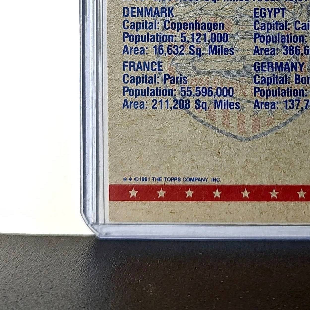 In Flight with A-7s 1991 Topps Desert Storm #80 Card