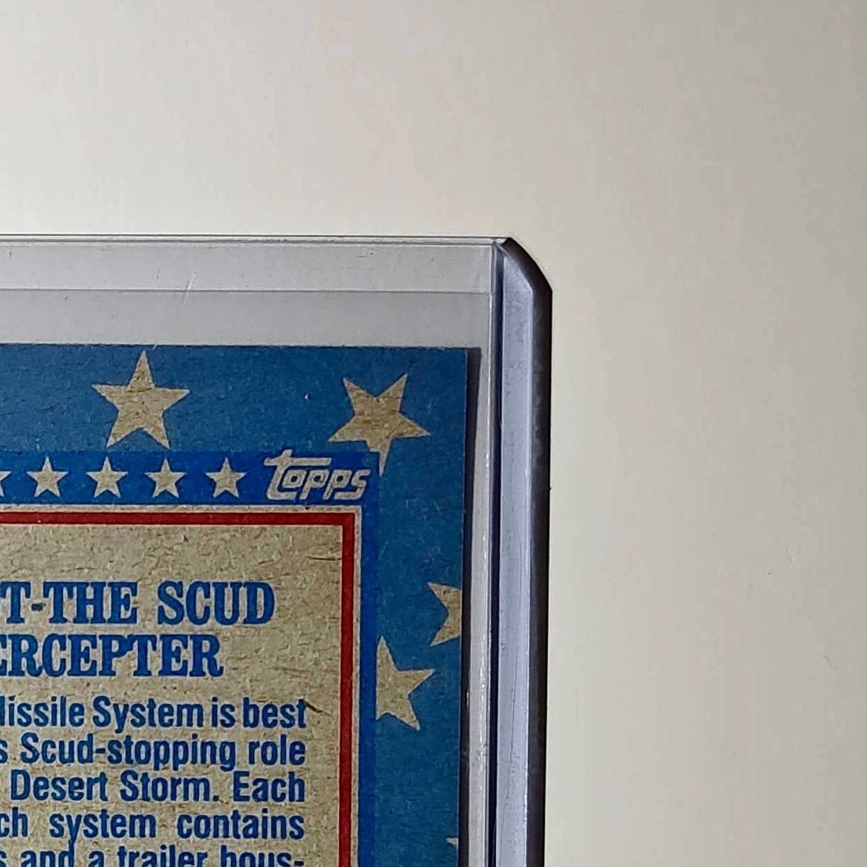 Patriot – The SCUD Interceptor 1991 Topps Desert Storm #166 Card