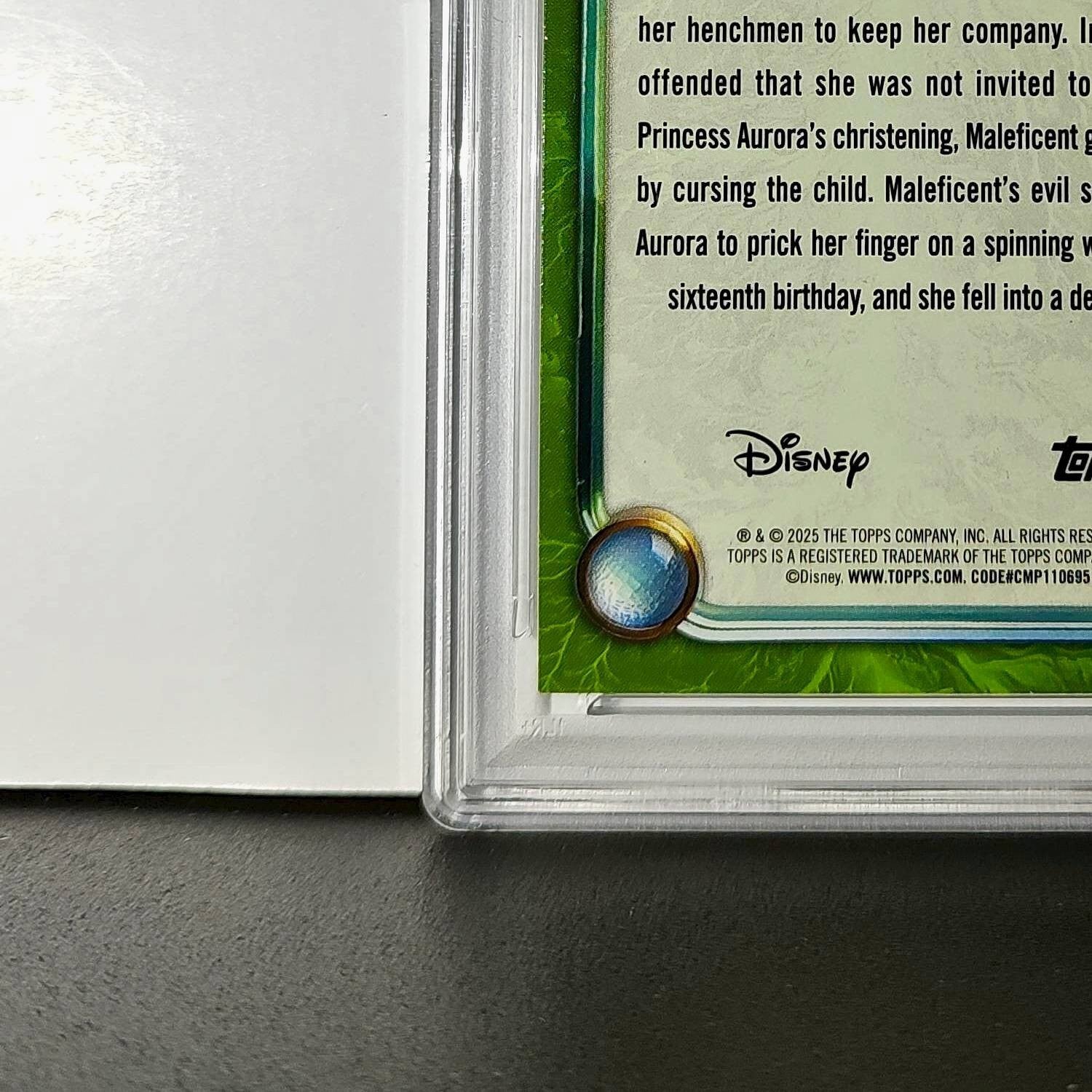 Maleficent 2025 Topps Disney Wonder #175 Card Sleeping Beauty PSA 9