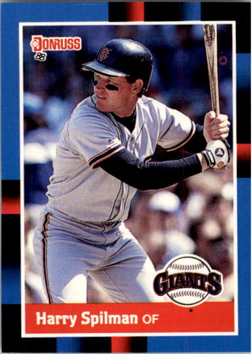 1988 Harry Spilman Donruss Baseball Card #607