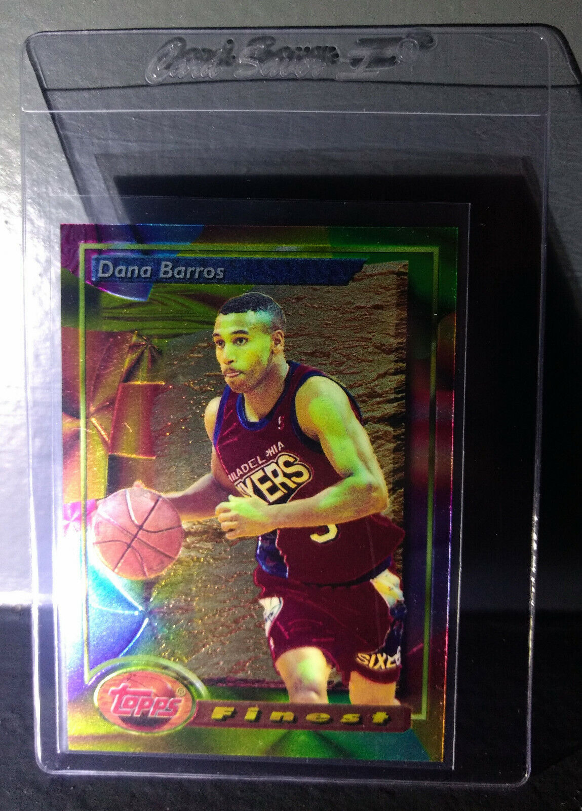 1993-94 Topps Finest Dana Barros #69 Basketball Card