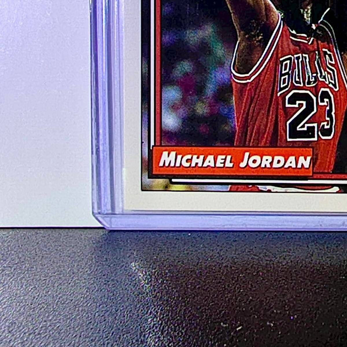Michael Jordan 1992-93 Topps 50 Point Club #205 Basketball Card Chicago Bulls