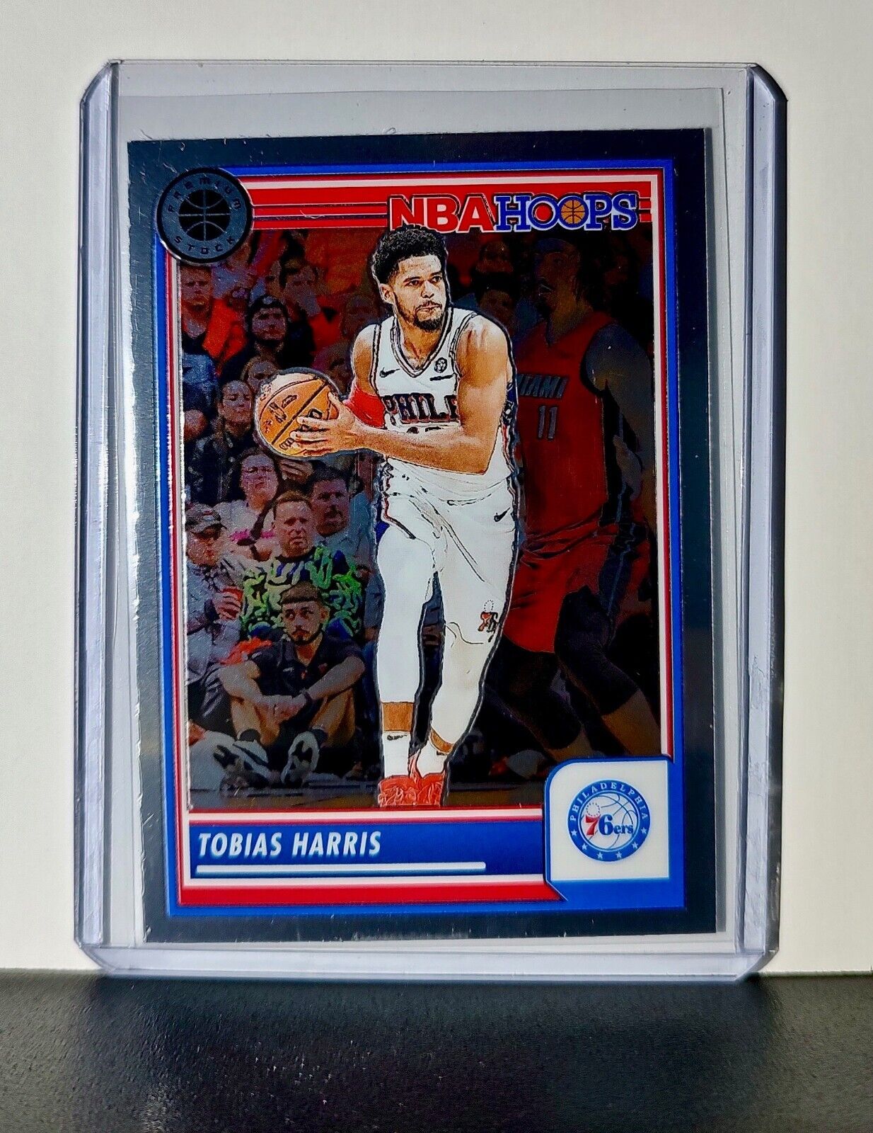 Tobias Harris 2023-24 Panini Premium Stock NBA Hoops #212 Card 76ers