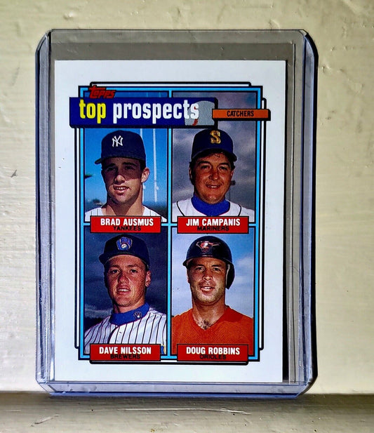 1992 Top Prospects Catchers Topps Baseball Card #58