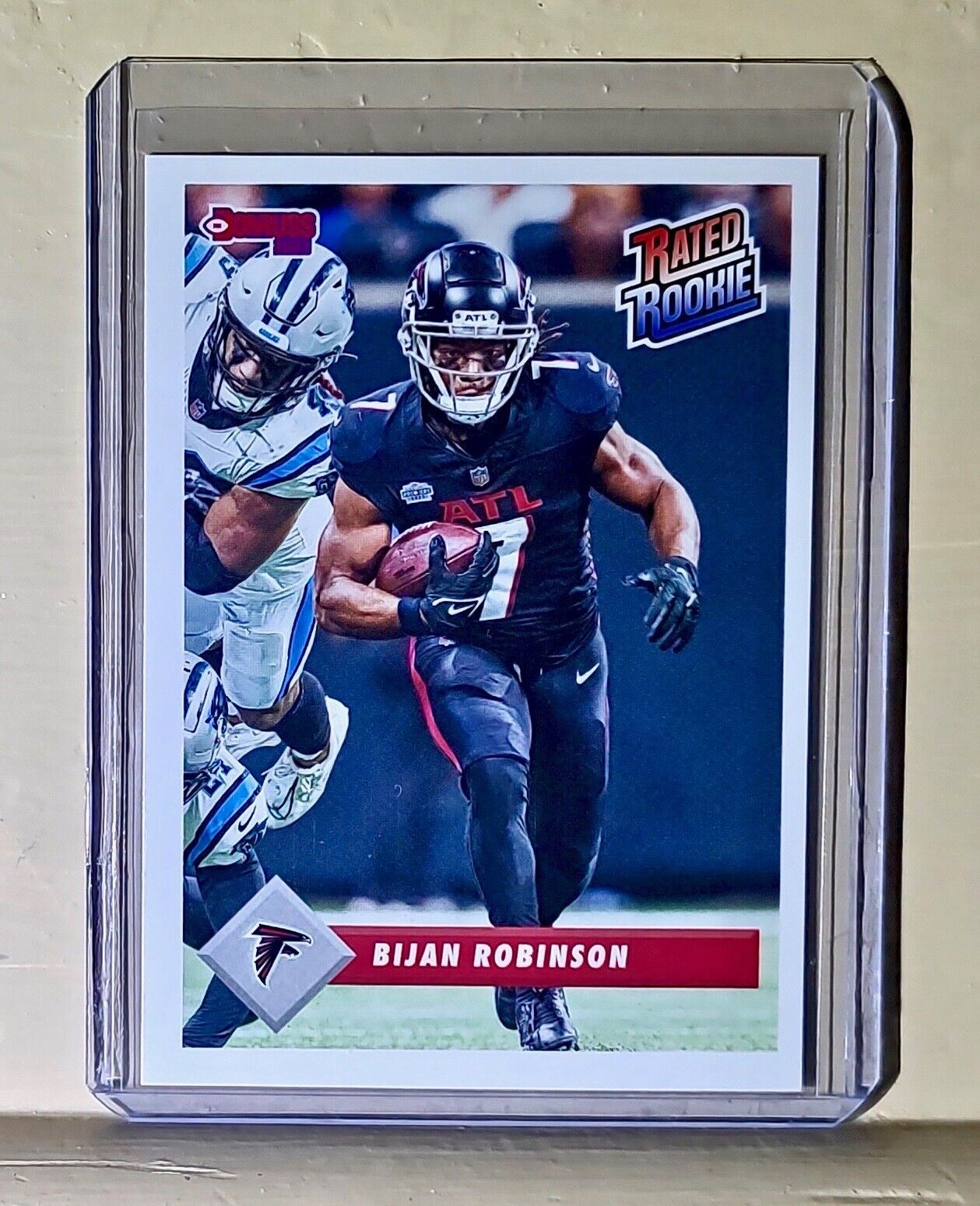 Bijan Robinson 2023 Panini NFL Rated Rookie Retro #10 Card Falcons 1/629