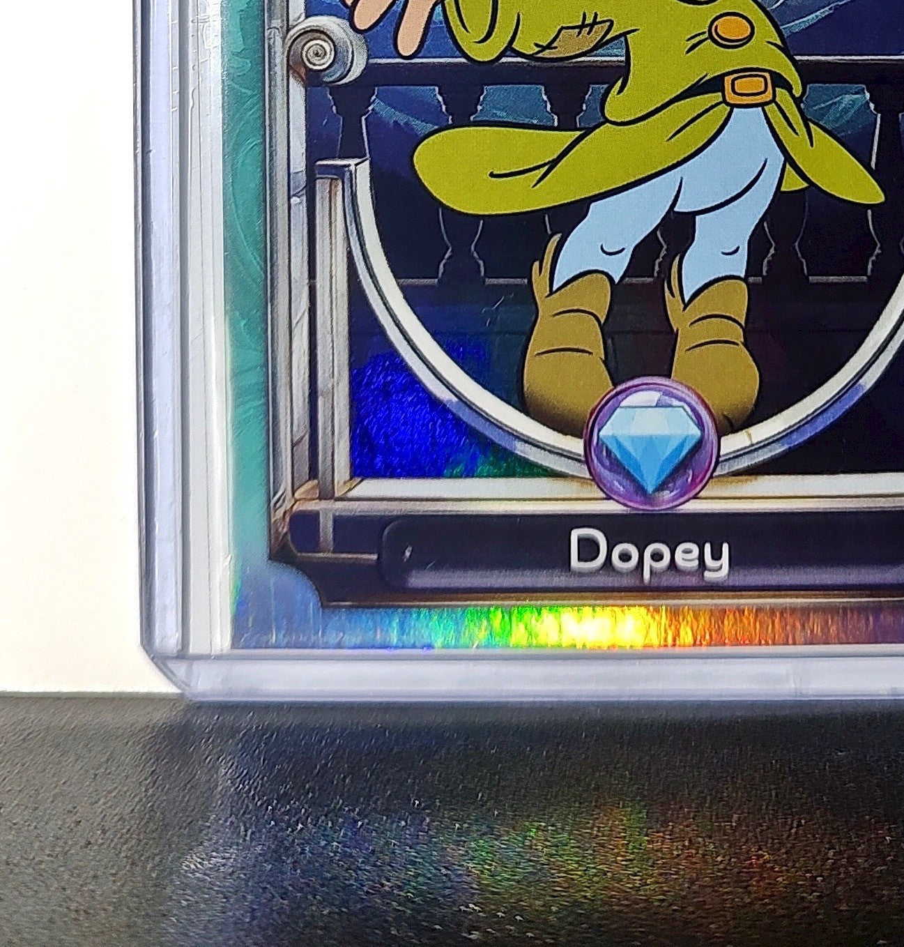 Dopey 2025 Topps Disney Wonder #107 Diamond Card Snow White and the Seven Dwarfs