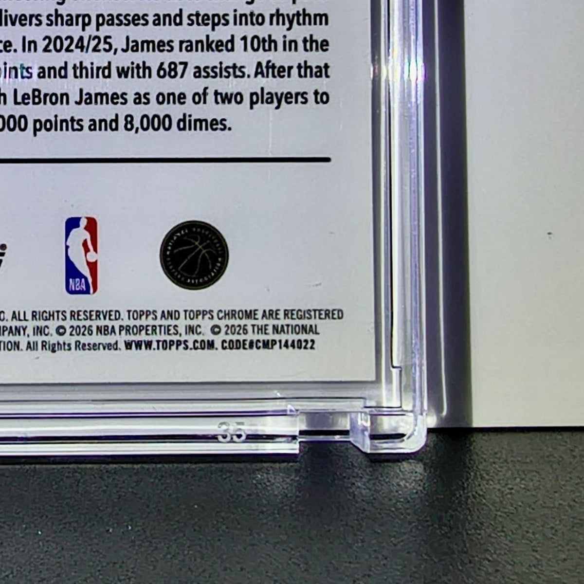 James Harden 2025-26 NBA Topps Chrome Update #33 Blue Refractor 132/150 Clippers