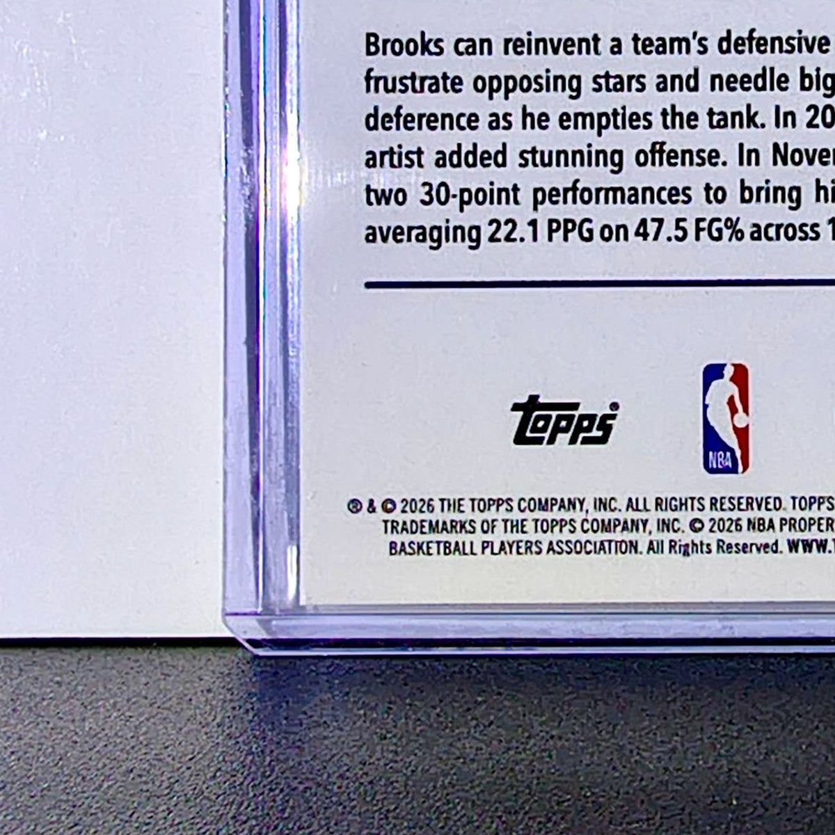 Dillon Brooks 2025-26 NBA Topps Chrome Update #117 Basketball Card Phoenix Suns