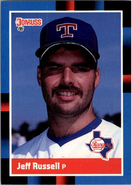 1988 Jeff Russell Donruss Baseball Card #531