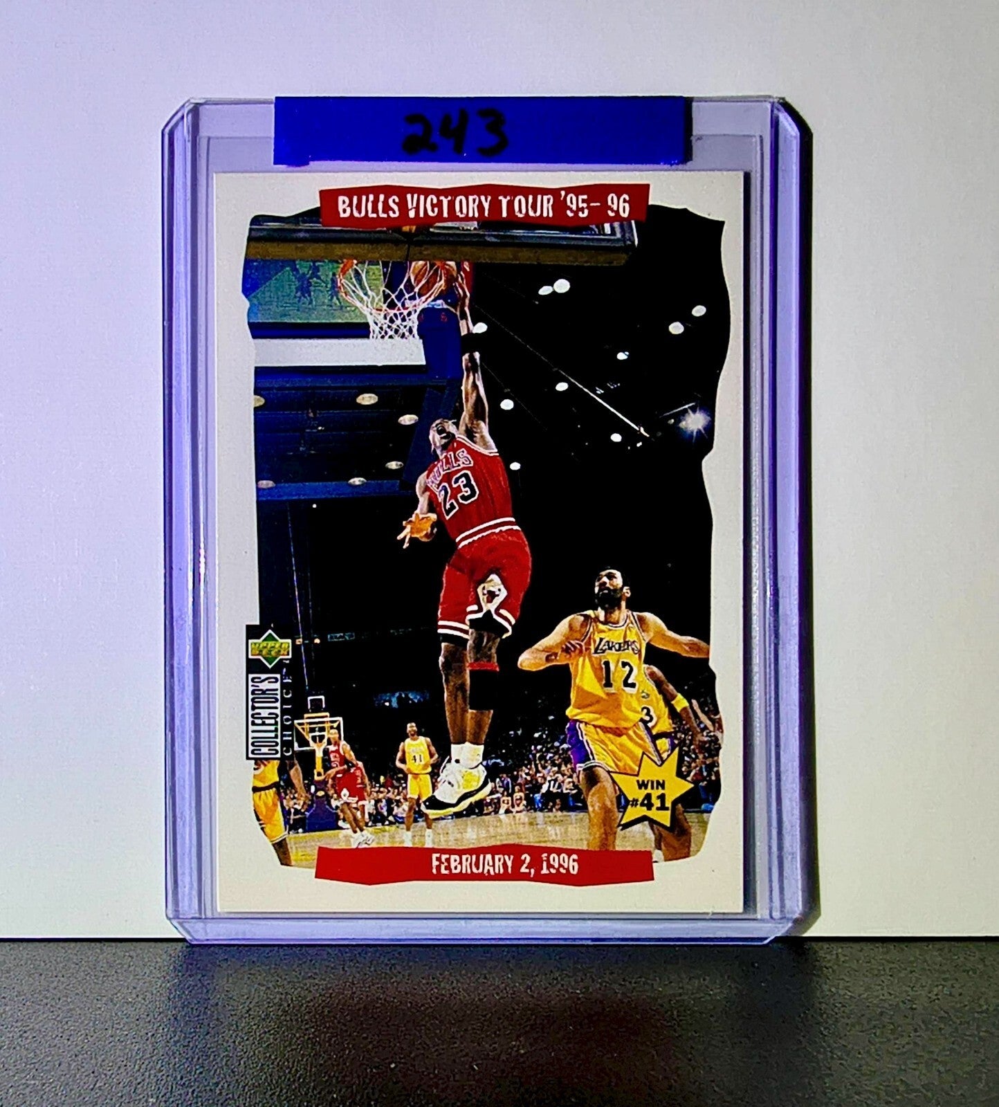 Michael Jordan 1996-97 Upper Deck Collector's Choice #25 Basketball Card Bulls