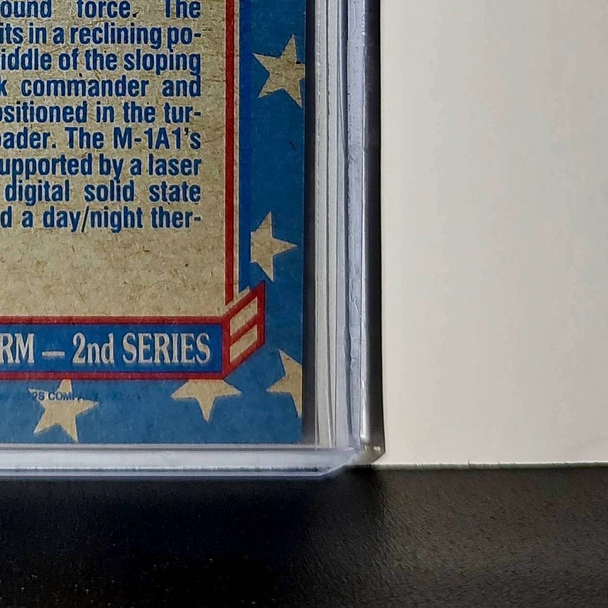 The Mighty M1A1 Abrams 1991 Topps Desert Storm #97 Card
