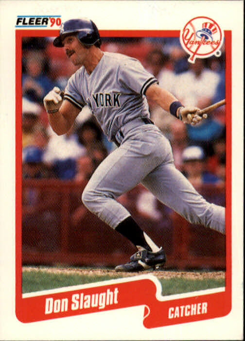 1990 Don Slaught Fleer Baseball Card #456