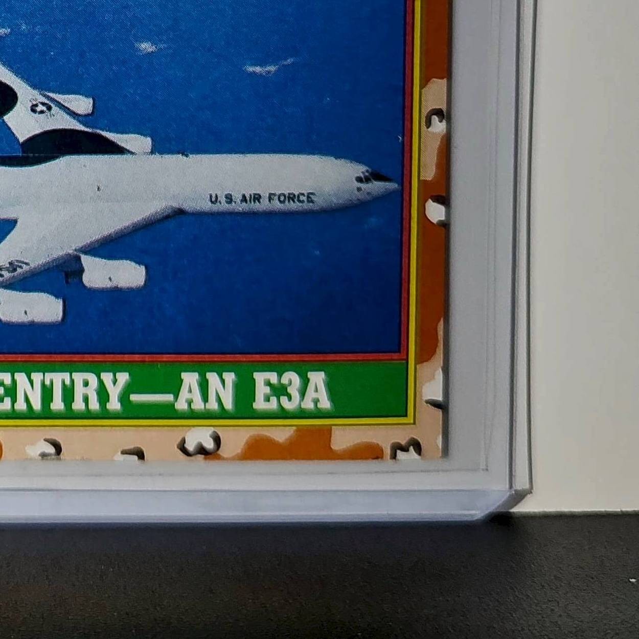 The Sentry – An E-3A AWACS 1991 Topps Desert Storm #33 Card