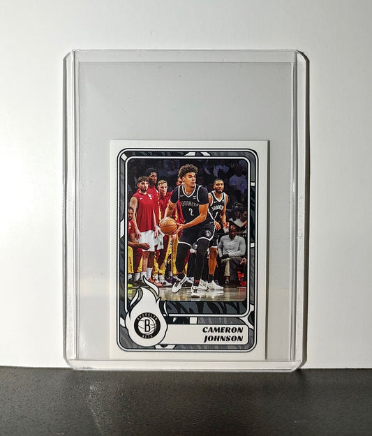 Cameron Johnson 2024-25 Panini NBA #126 Sticker Card Brooklyn Nets