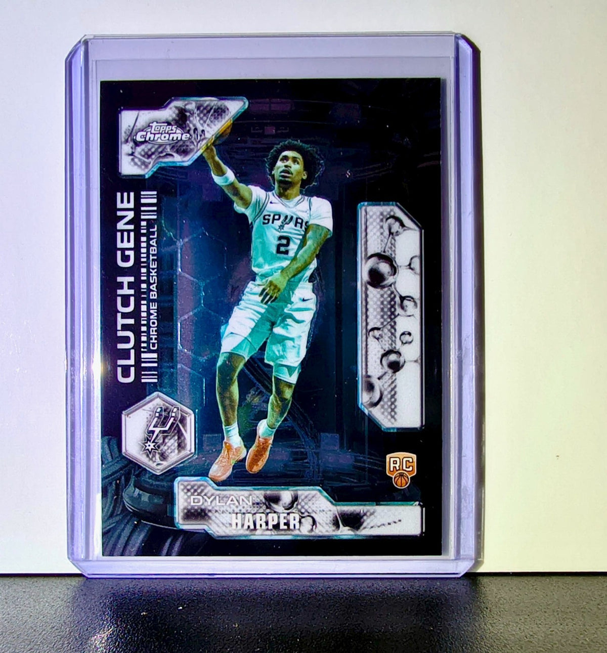 Dylan Harper Rookie 2025-26 NBA Topps Chrome Update Clutch Gene #CG-12 Card