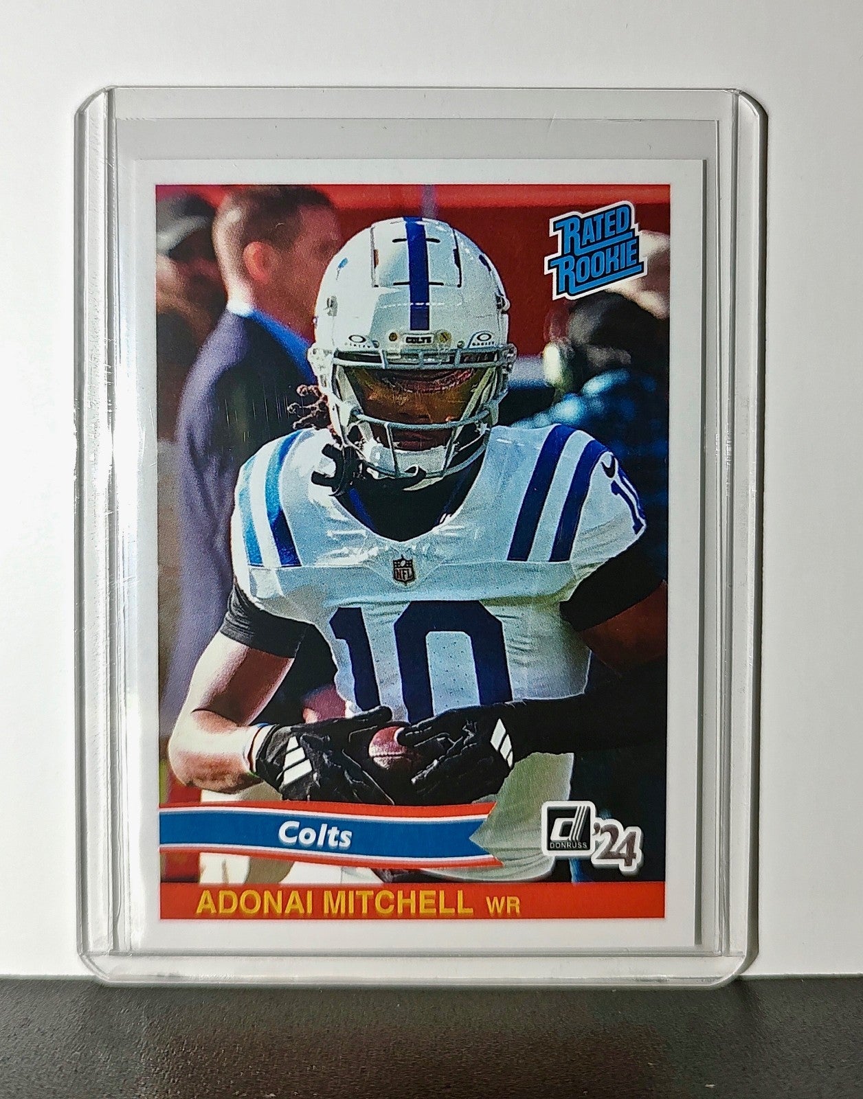 Adonai Mitchell Rookie 2024 Panini Rated Rookie Retro NFL #27 Colts 1 of 890