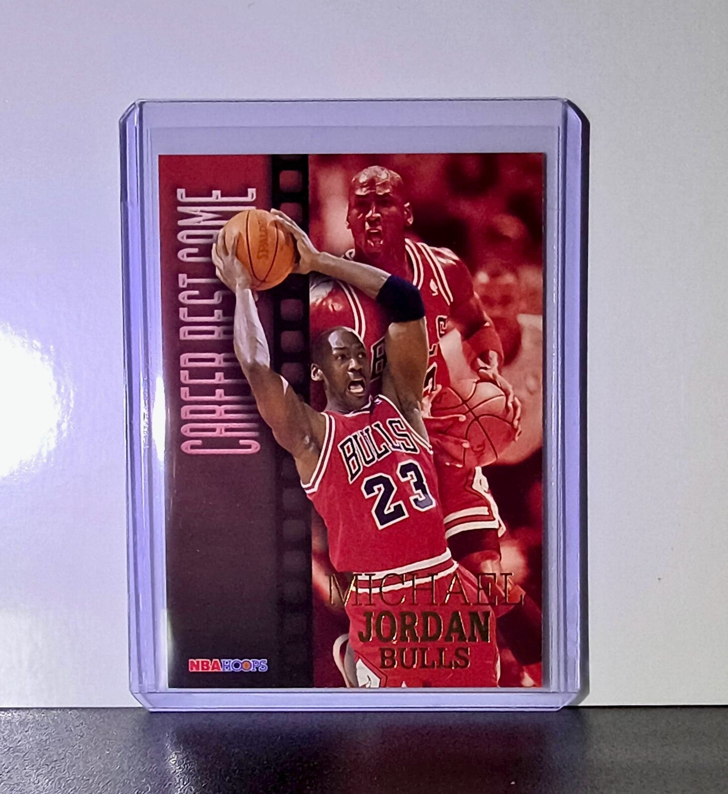 Michael Jordan 1996-97 Hoops Career Best Game #335 Basketball Card Chicago Bulls