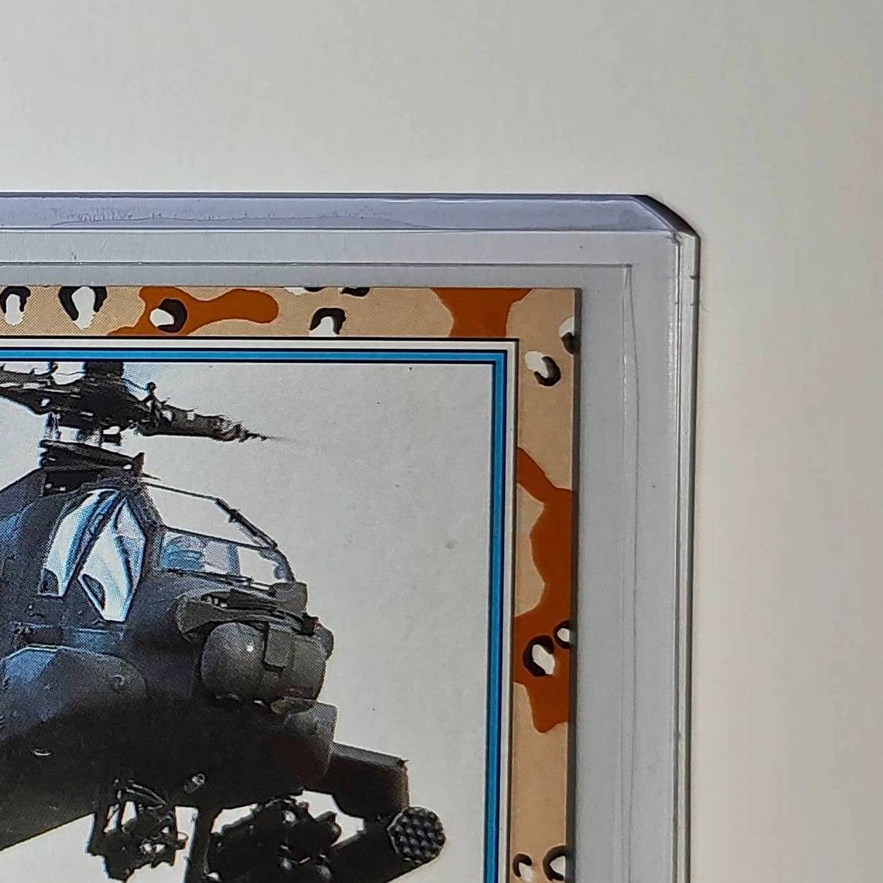 AH-64 Apache Helicopter 1991 Topps Desert Storm #164 Card