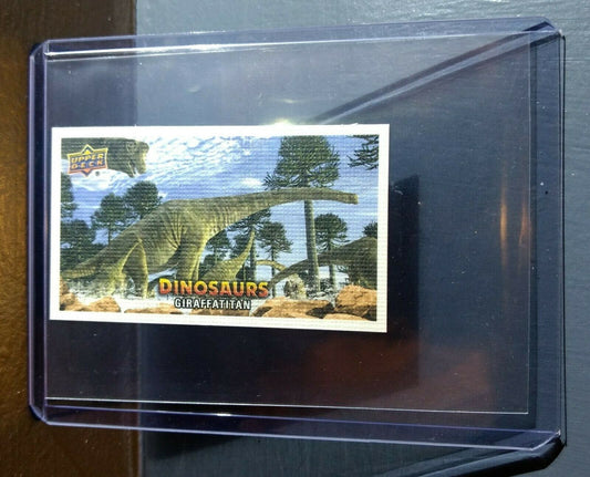 2015 Upper Deck Dinosaurs Canvas Mini Giraffatitan #27 Trading Card