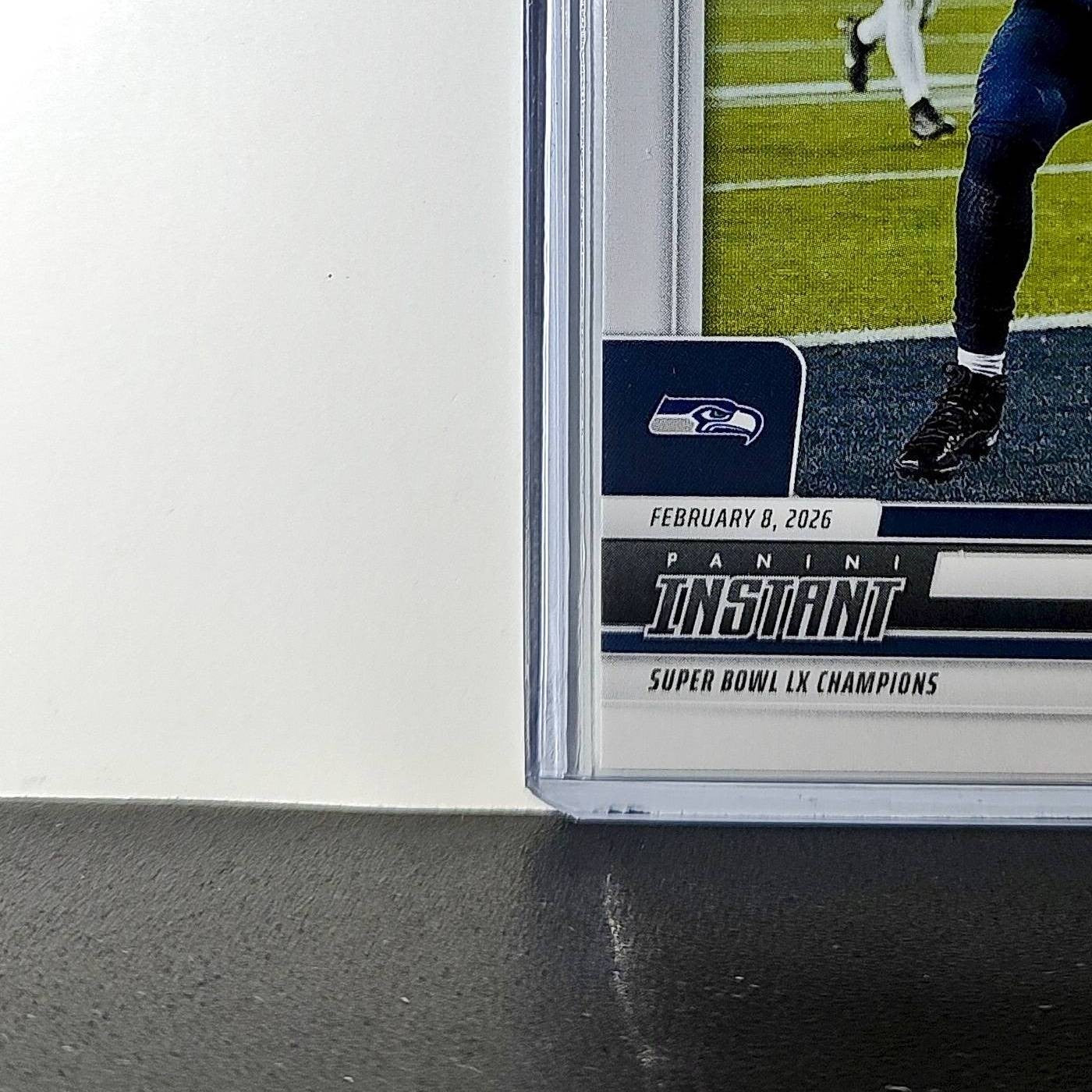 AJ Barner 2026 Panini NFL Super Bowl LIX Champions #33 Card Seattle Seahawks