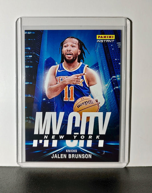 Jalen Brunson 2024-25 Panini MyCity NBA #16 Basketball Card NY Knicks 1/268