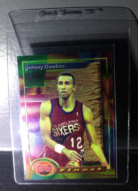 1993-94 Topps Finest Johnny Dawkins #151 Basketball Card