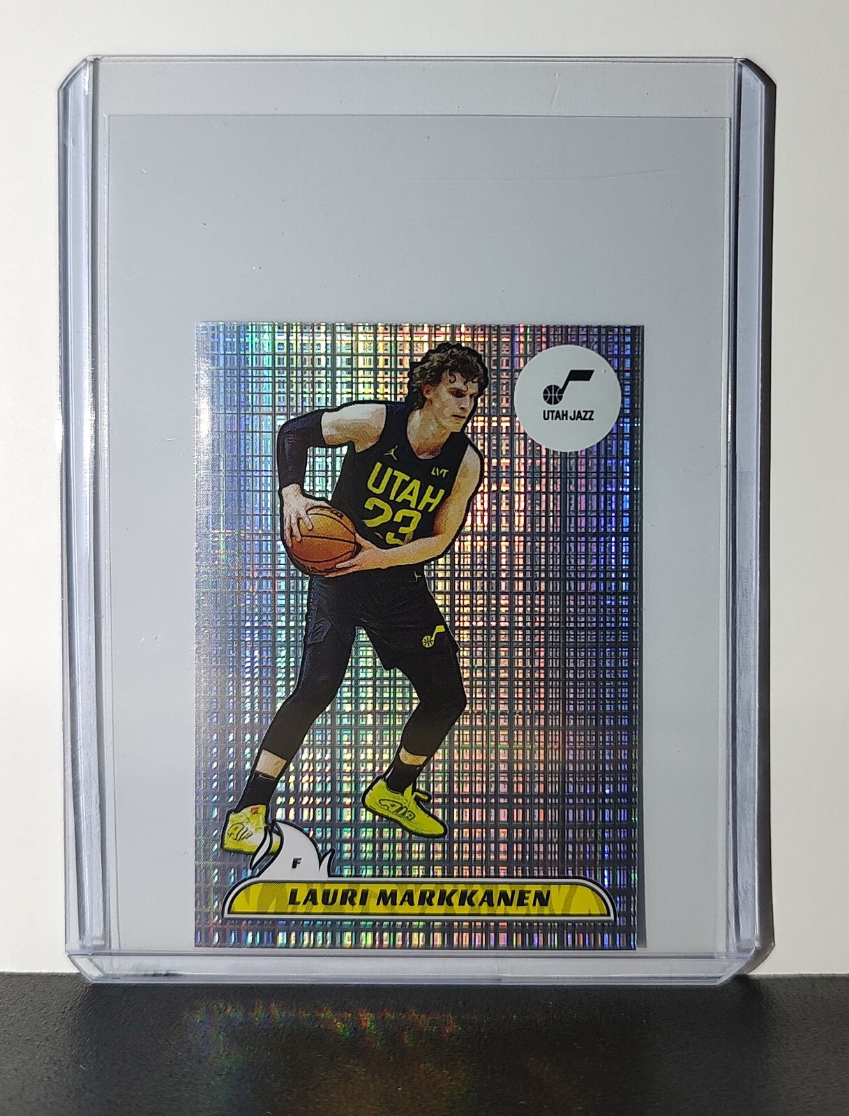 Lauri Markkanen 2024-25 Panini NBA #487 Foil Sticker Card Utah Jazz
