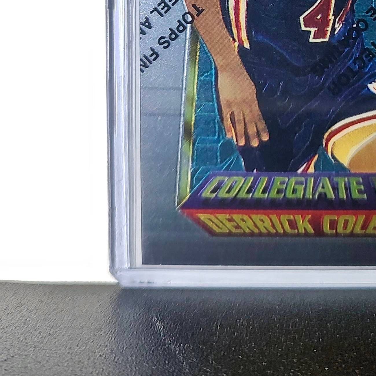 Derrick Coleman 1994-95 Topps Finest #228 Collegiate Best