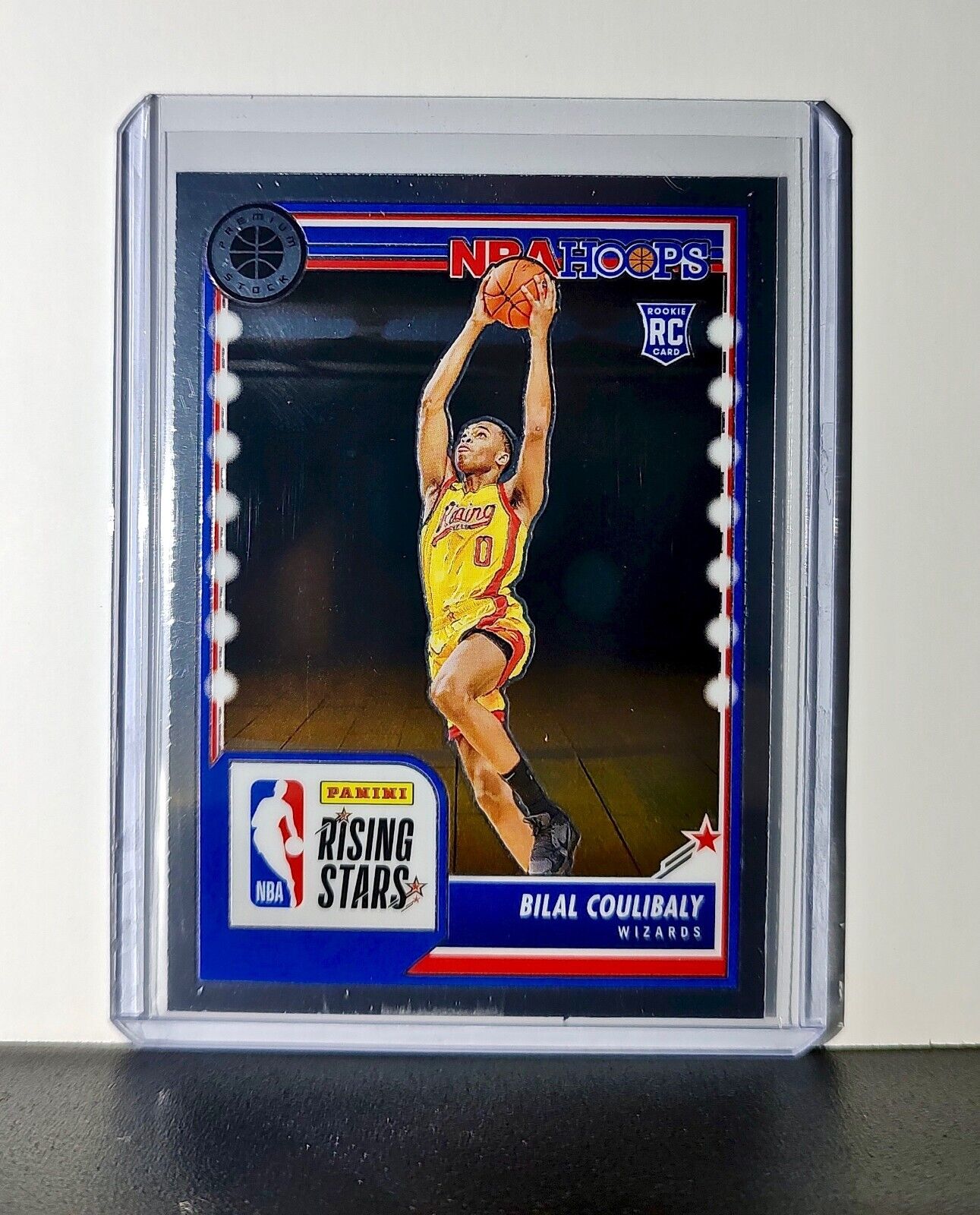 Bilal Coulibaly 2023-24 Panini Premium Stock NBA Hoops Rising Stars #287 Rookie