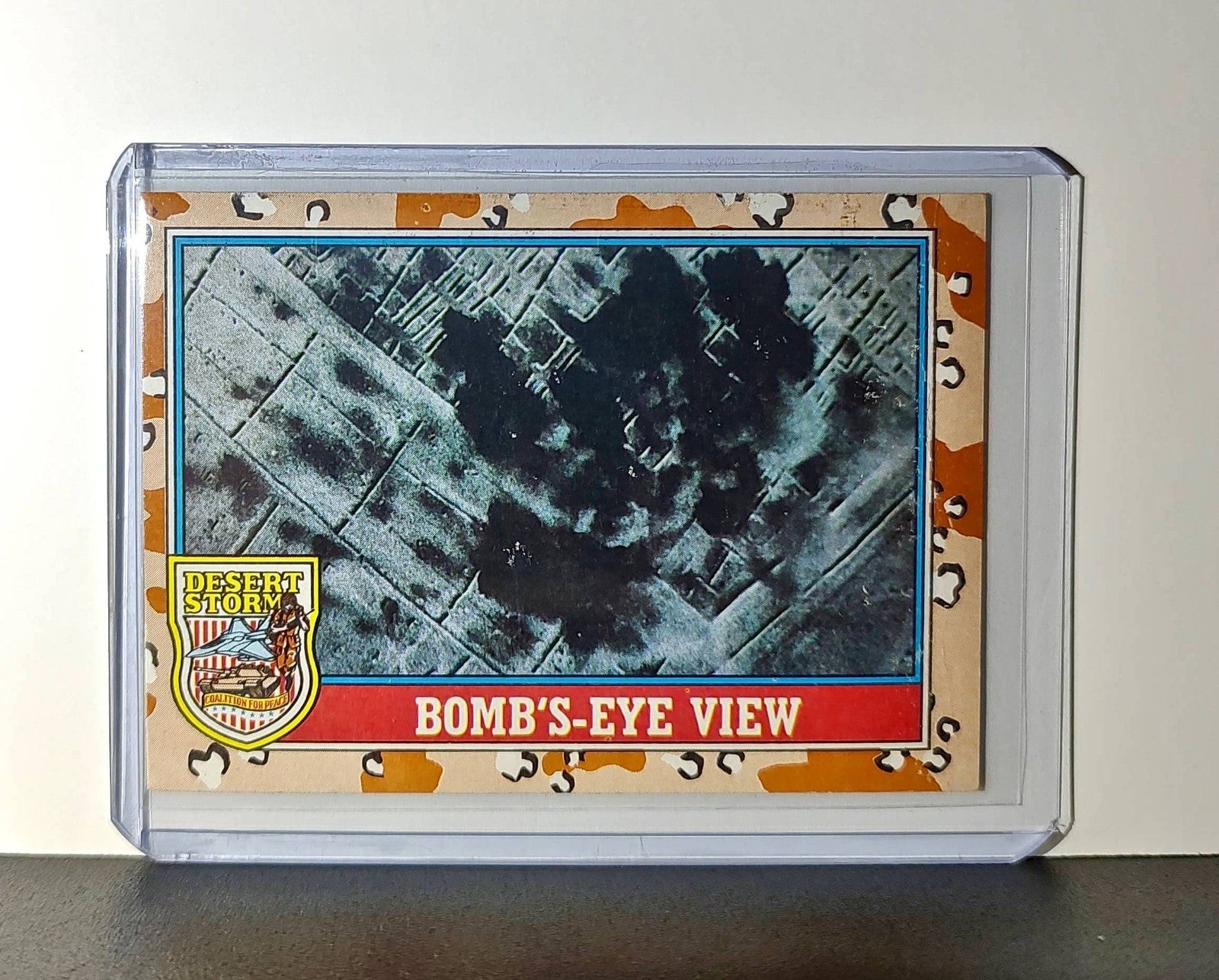 Bomb’s-Eye View 1991 Topps Desert Storm #165 Card