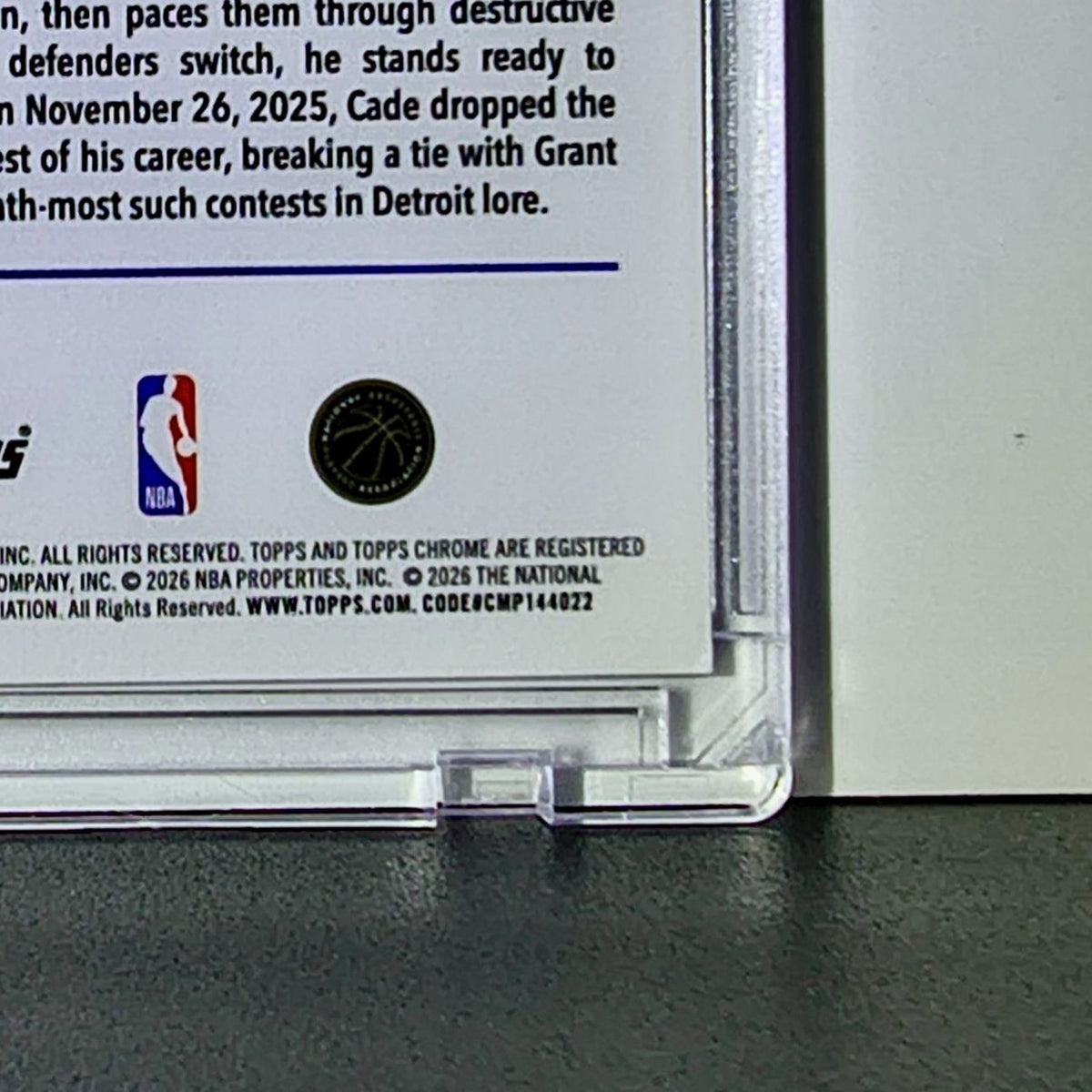 Cade Cunningham 2025-26 NBA Topps Chrome Update #6 Red White Blue Parallel