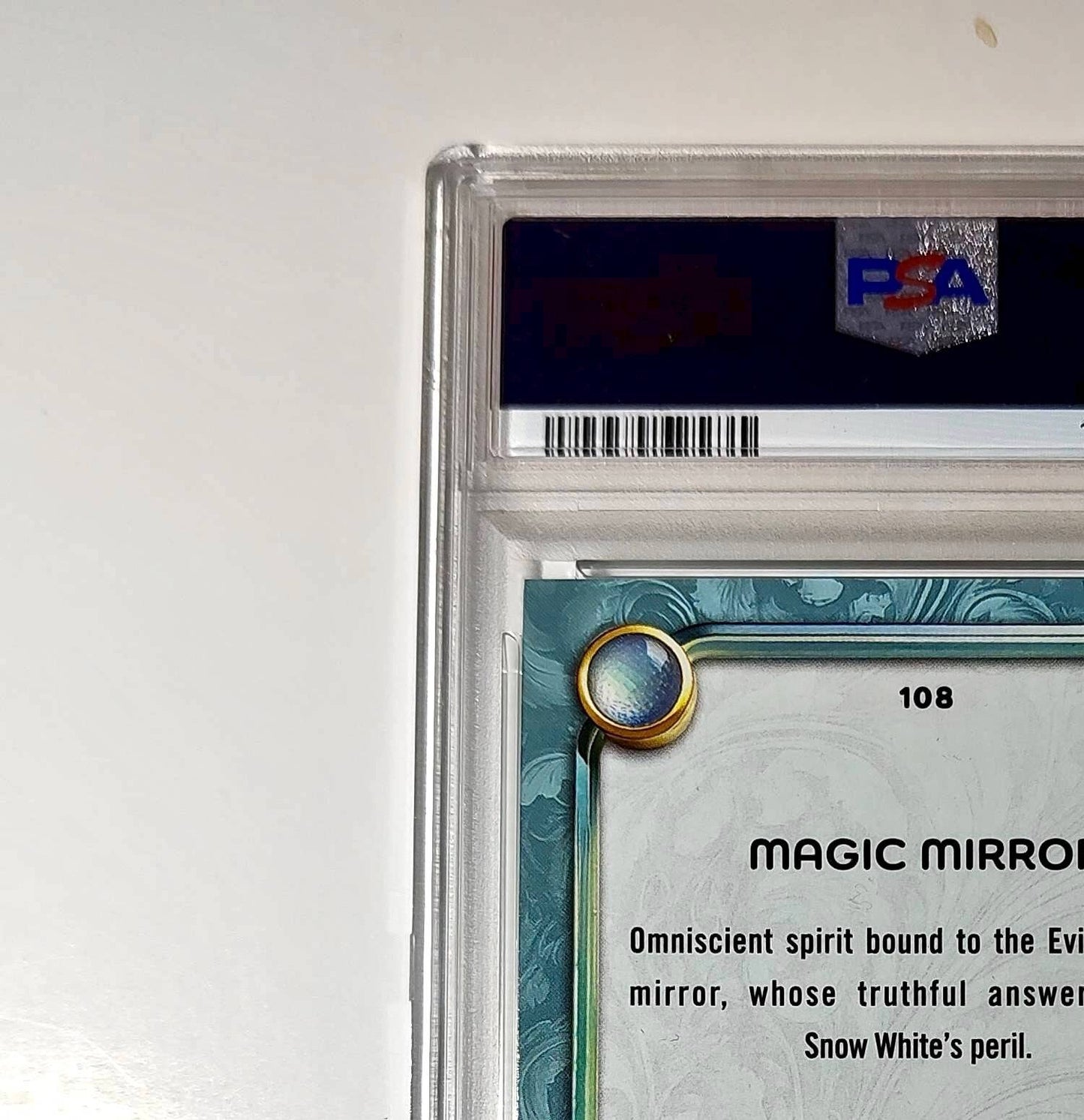 Magic Mirror 2025 Topps Disney #108 Snow White and the Seven Dwarfs PSA 9